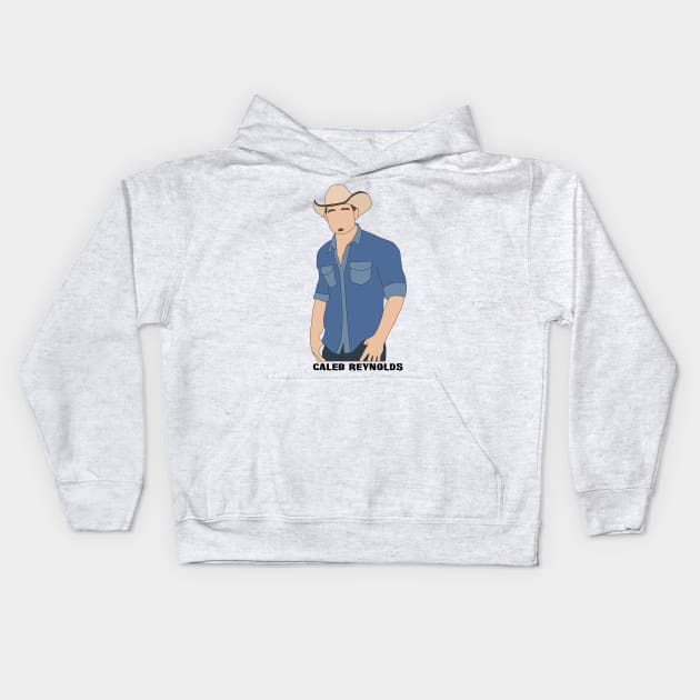 Caleb Reynolds Kids Hoodie by katietedesco